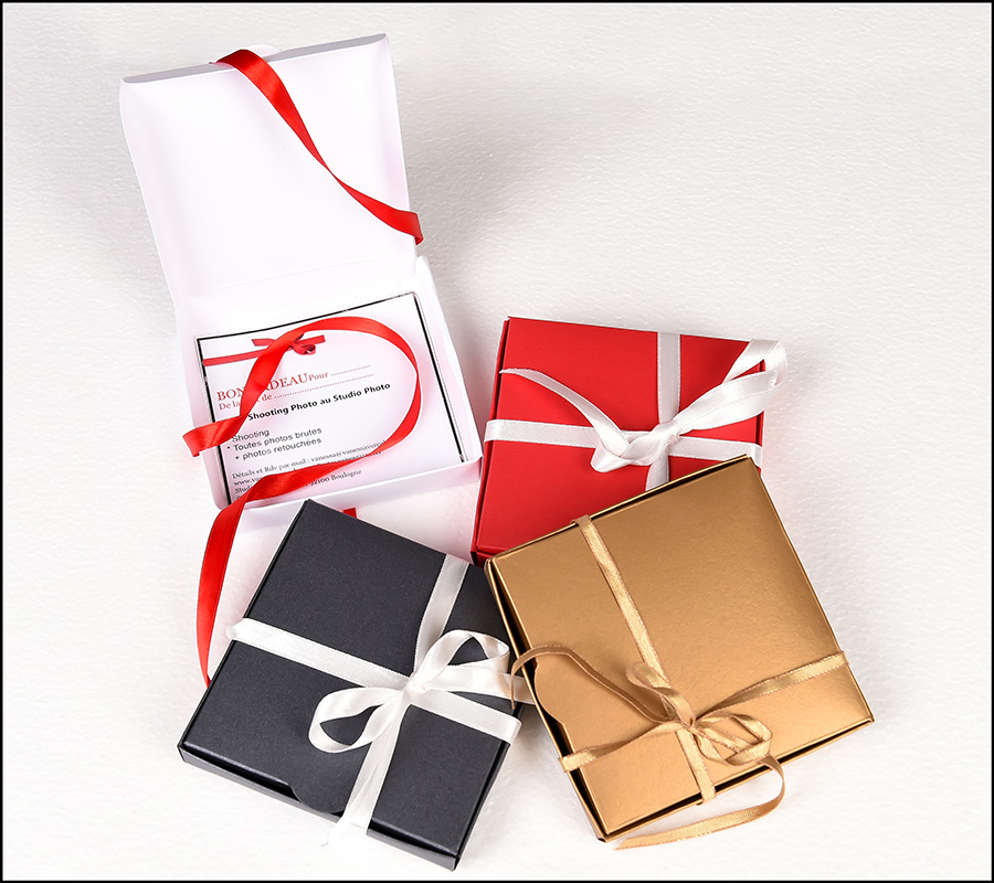 Offrez une expérience photo inoubliable en studio photo avec un bon cadeau !